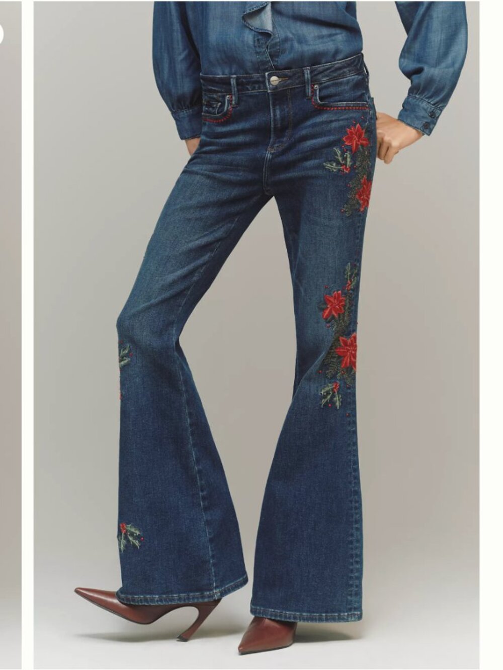 ✨ NWT Driftwood "Happy Holly" Farrah Flare Jeans – Size 24